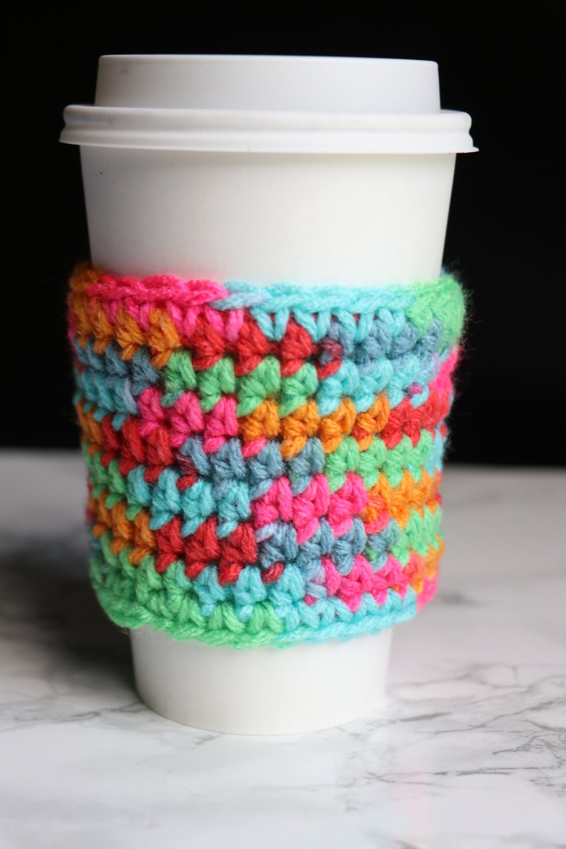 Cup Cozy Crochet Pattern Crochet Cup Cozy Pattern Easy Etsy