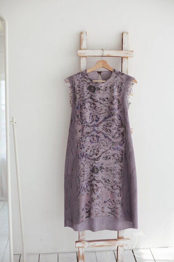 Wedding Guest Dress Made To Measure Purple Slow Fashion Etsy