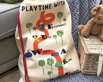 Personalised Child's Toy Bag