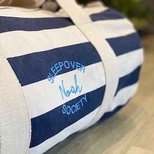 Personalised sleepover weekend bag image 3