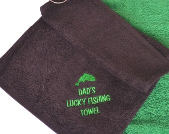 Personalised Lucky Fishing Towel