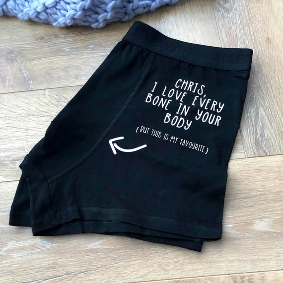 Naughty Personalised Underwear for Men 