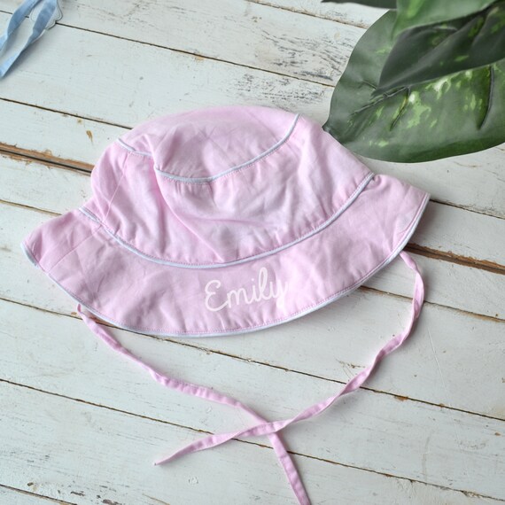 Embroidered Personalised Sun Hat