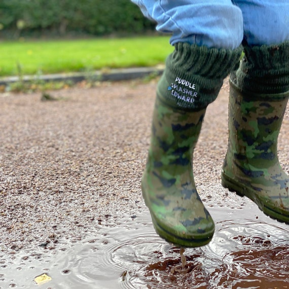 Puddle Splasher Personalised Wellington 