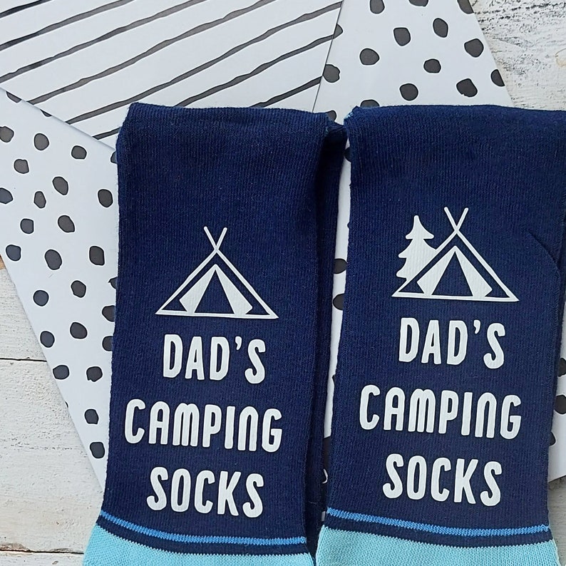 Personalised camping socks image 2