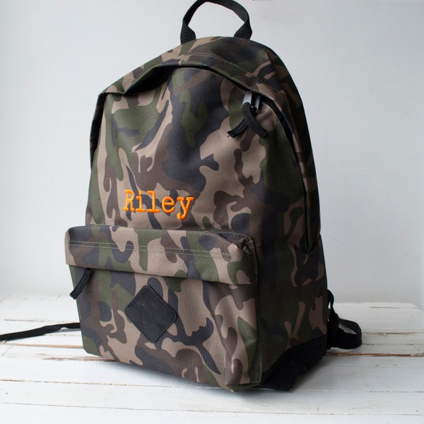 Camo Backpack Etsy