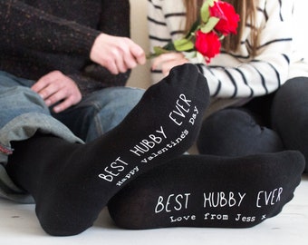 Best Husband Ever Personalised Socks