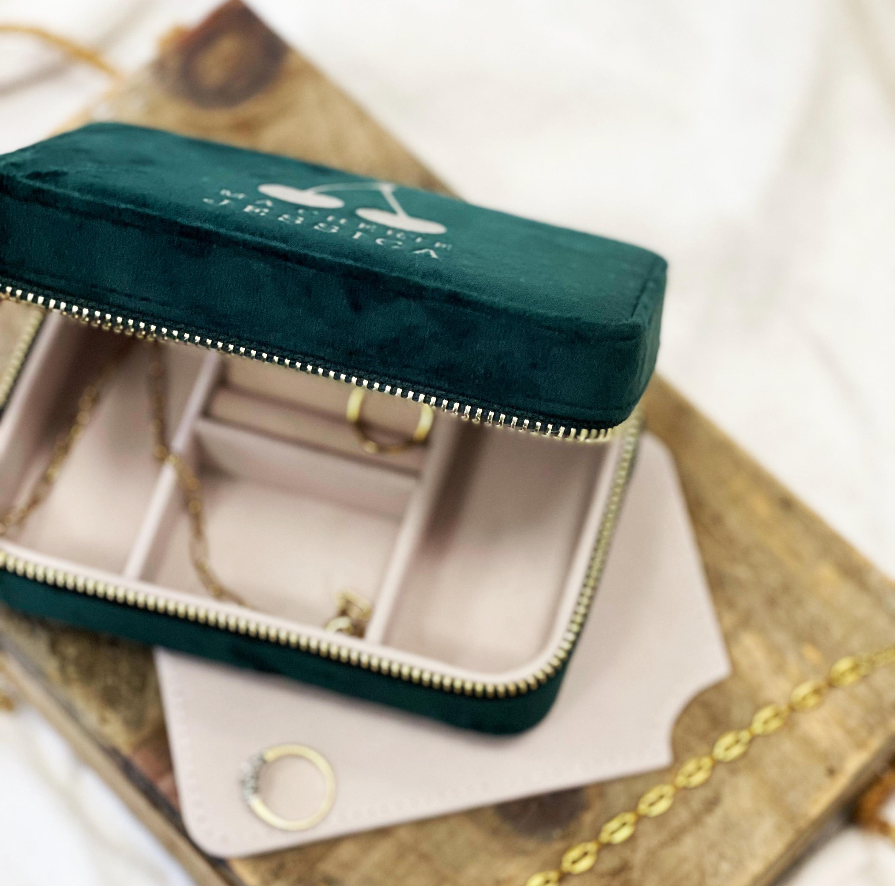 Belle Boîte à Bijoux De Voyage Avec Aurores Boréales, Organisateur