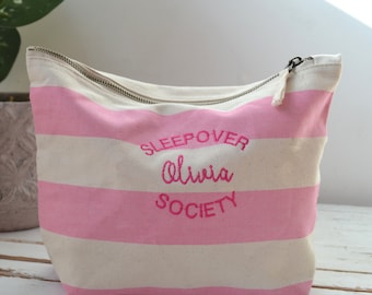Personalised Sleepover Weekend Wash Bag | gifts for girls | sleepover gifts | birthday gifts for girls | gifts for little girls