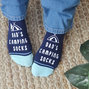 Personalised camping socks image 1