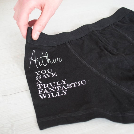 personalised underwear
