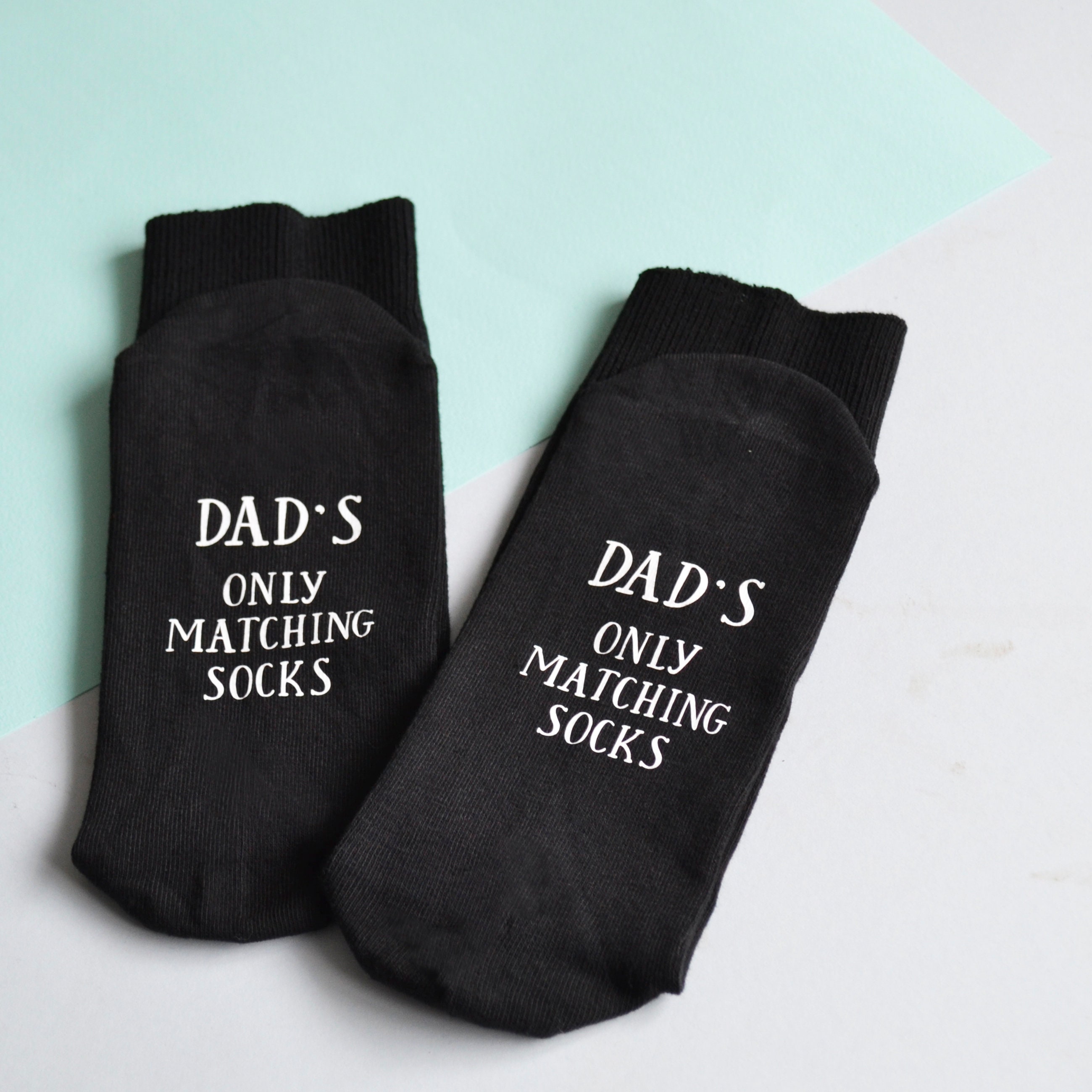 Personalised Only Matching Dad Socks - Etsy UK