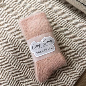 Wrapped Cosy Speckled Fluffy Gift Socks