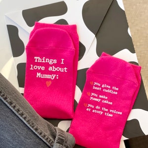 Personalised Things I Love About You Socks image 2