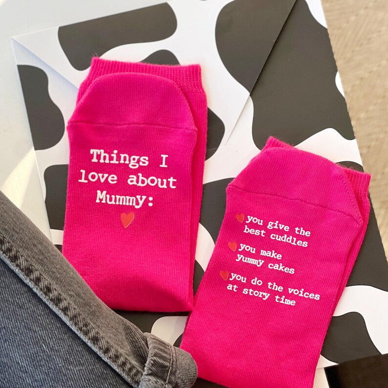 Personalised Things I Love About You Socks image 2