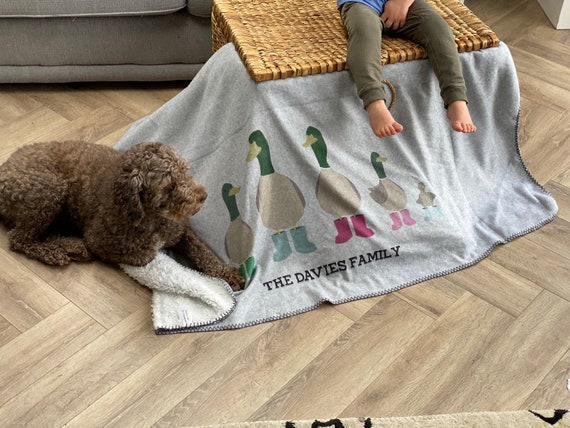 Personalised blanket etsy sale