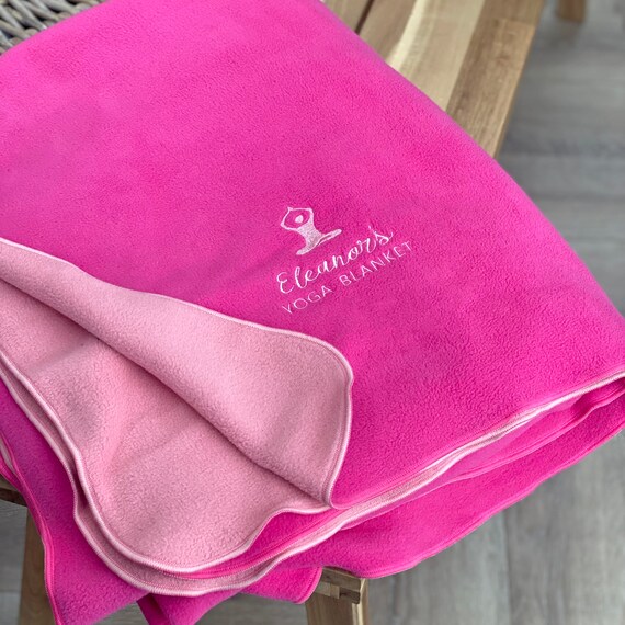 Personalised Yoga Blanket savasana blanket meditation blanket technical yoga equipment gifts for her gifts for yogis