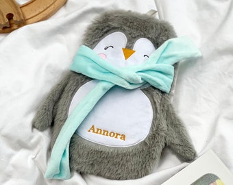 Personalised Penguin Hot Water Bottle