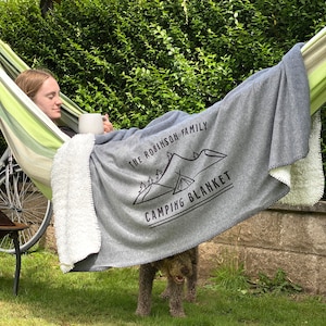 Personalised Camping Blanket