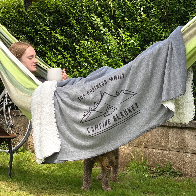 Personalised Camping Blanket image 1