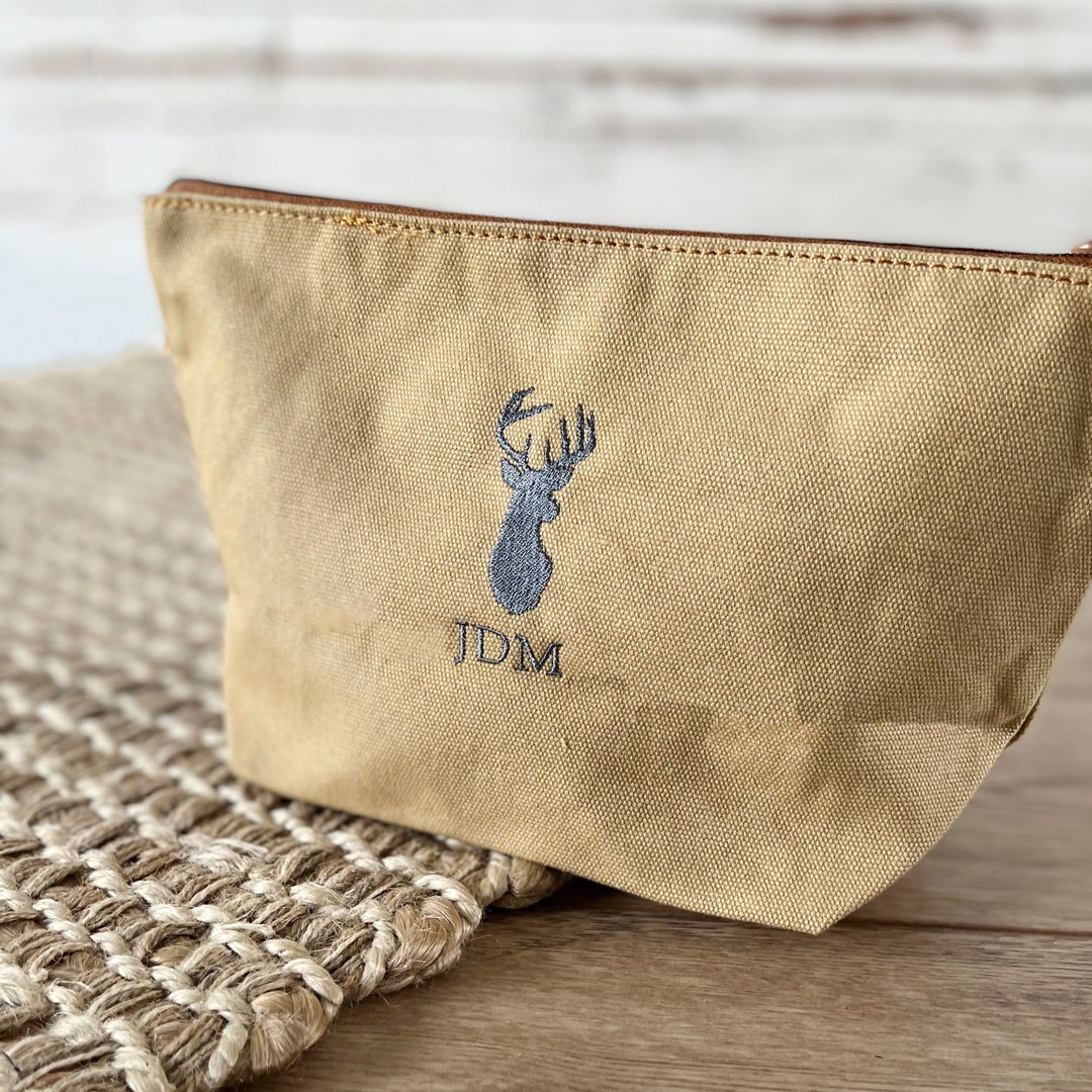 Borsa Da Bagno Da Appendere Organizer Da Viaggio Unisex Grande Tela Nera UK - Foto 3