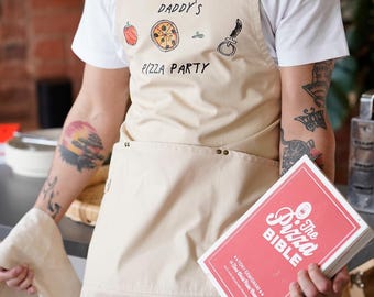 Personalised Pizza Apron | Pizza Gift for Dad | Premium Cooking Apron | Father's Day Gift for Pizza Lover | Pizza Oven Accessory