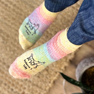 Dog And Owner Personalised Walking Socks image 5