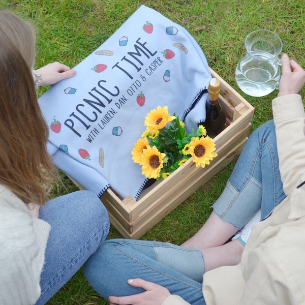 Picnic Time Personalised Picnic Blanket