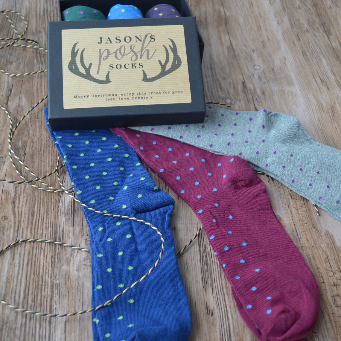 Men's Posh Sock Gift Box Etsy