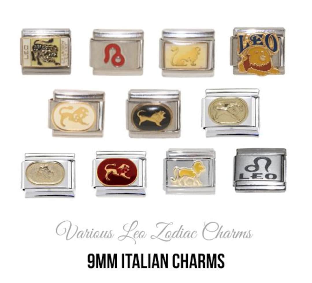 Various Leo Zodiac Italian Charm - 9mm Classic Italian Charms - Etsy