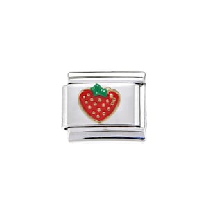Food & Drink 9mm classic Italian charms 45 - Strawberry B