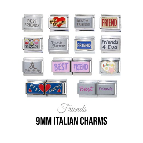 Long Links Superlinks and Double 9mm Classic Italian Charms Etsy UK