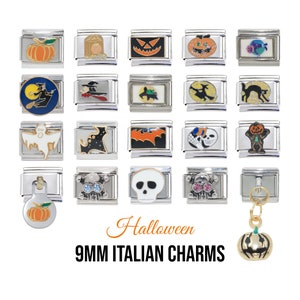 Halloween - 9mm classic Italian charms