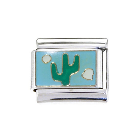 Saguaro Cactus Charm Bracelet, Necklace, Or Charm Only – Gleeful Peacock