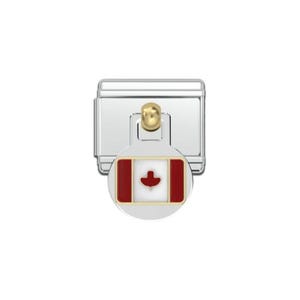 CANADA Flaggenanhänger - passend für 9 mm Bettelarmbänder