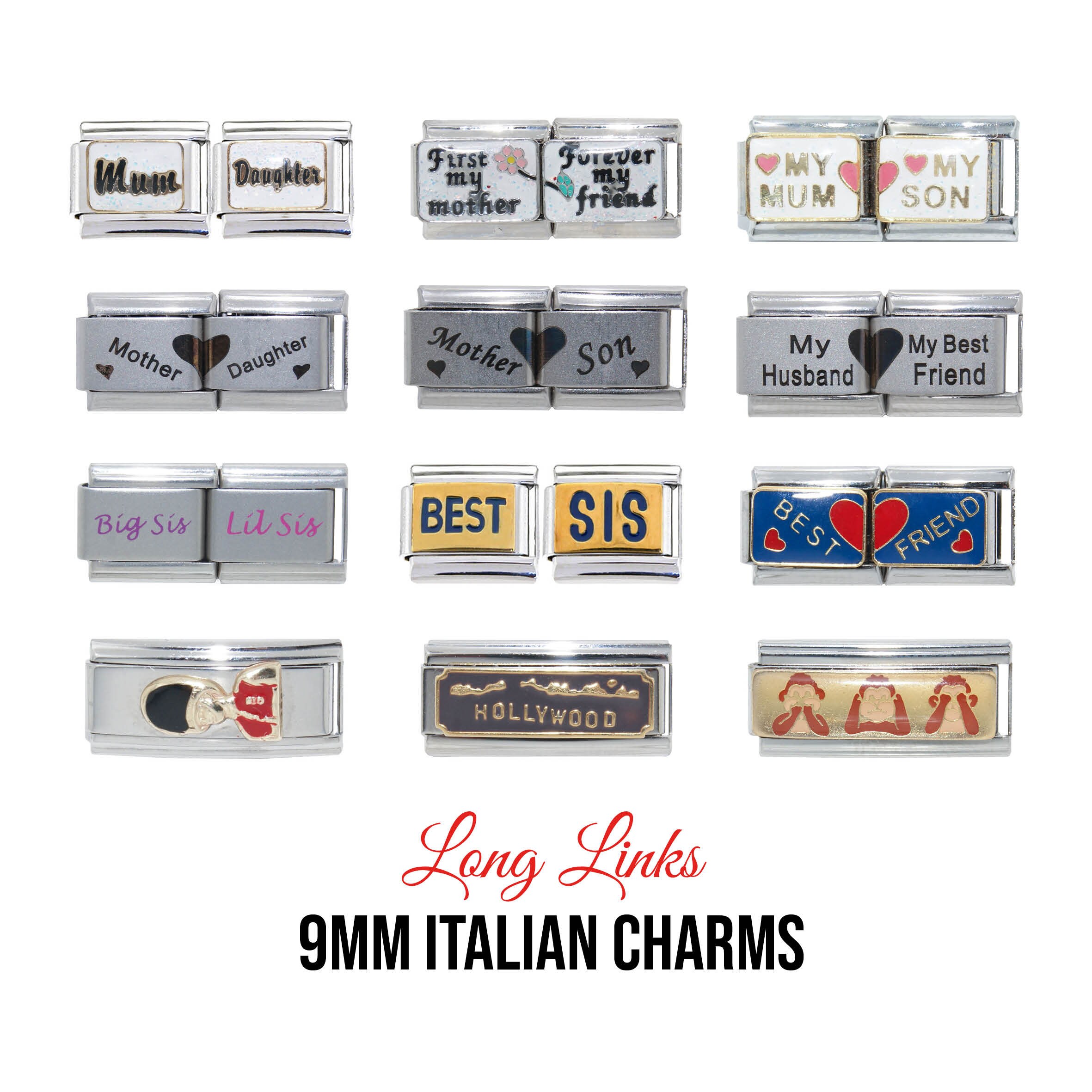Stylysh Charms Quarter Horse Photo Italian 9mm Link – Stainless Steel Charm HO023 - View #2