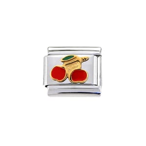 Food & Drink 9mm classic Italian charms 50 - Cherries