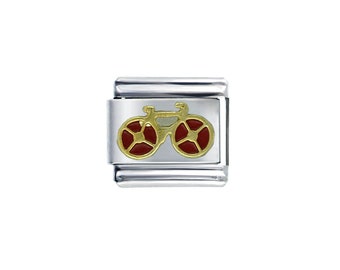 Charm italiano de esmalte de bicicleta de 9 mm - Charm italiano de 9 mm