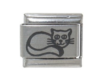 13mm Artwork Engraved Italian Charm