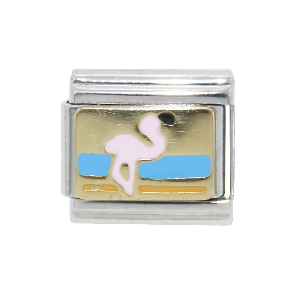 Jewelry Charms Pink Flamingo Nomination Charm Nomination 331805/12