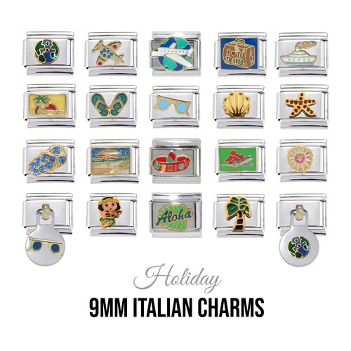Italian Charms Classic 9mm Size Limited Great Assortment Gold Etsy