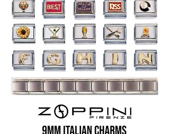 Véritable Zoppini - breloques italiennes classiques de 9 mm