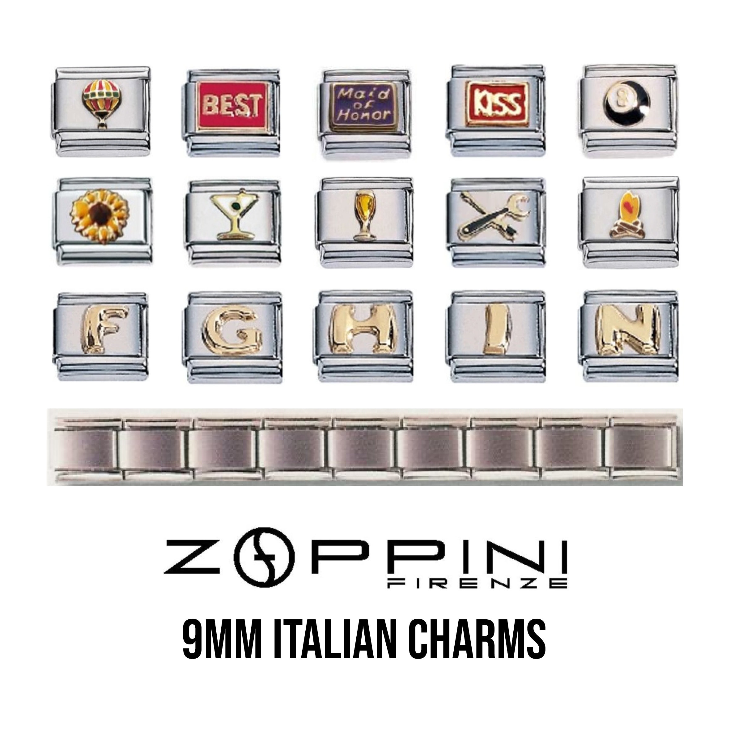 BRACELET ZOPPINI STRETCH STAINLESS STEEL 18KY GOLD