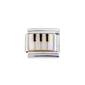 Tastatur Klavier 9 mm italienischer Charme - für klassische 9 mm italienische Bettelarmbänder