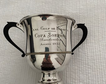 Trofeo de Golf Vintage 1933 - Club de Golf Español - Plata