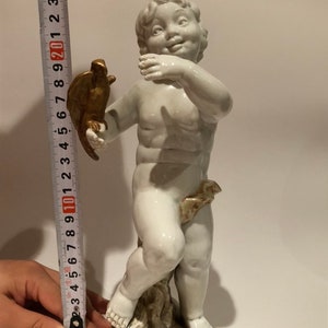 Sureda Porcelain, Angel, Cupido, Collection, hand painted image 6