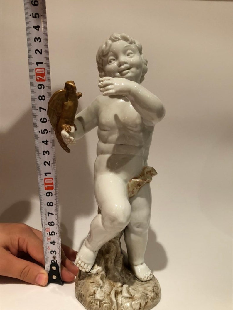 Sureda Porcelain, Angel, Cupido, Collection, hand painted image 6