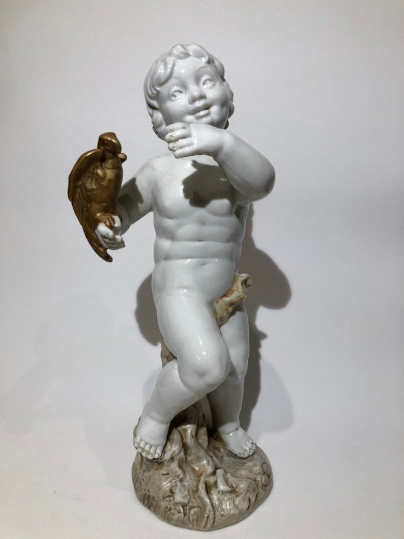 Sureda Porcelain, Angel, Cupido, Collection, hand painted image 10