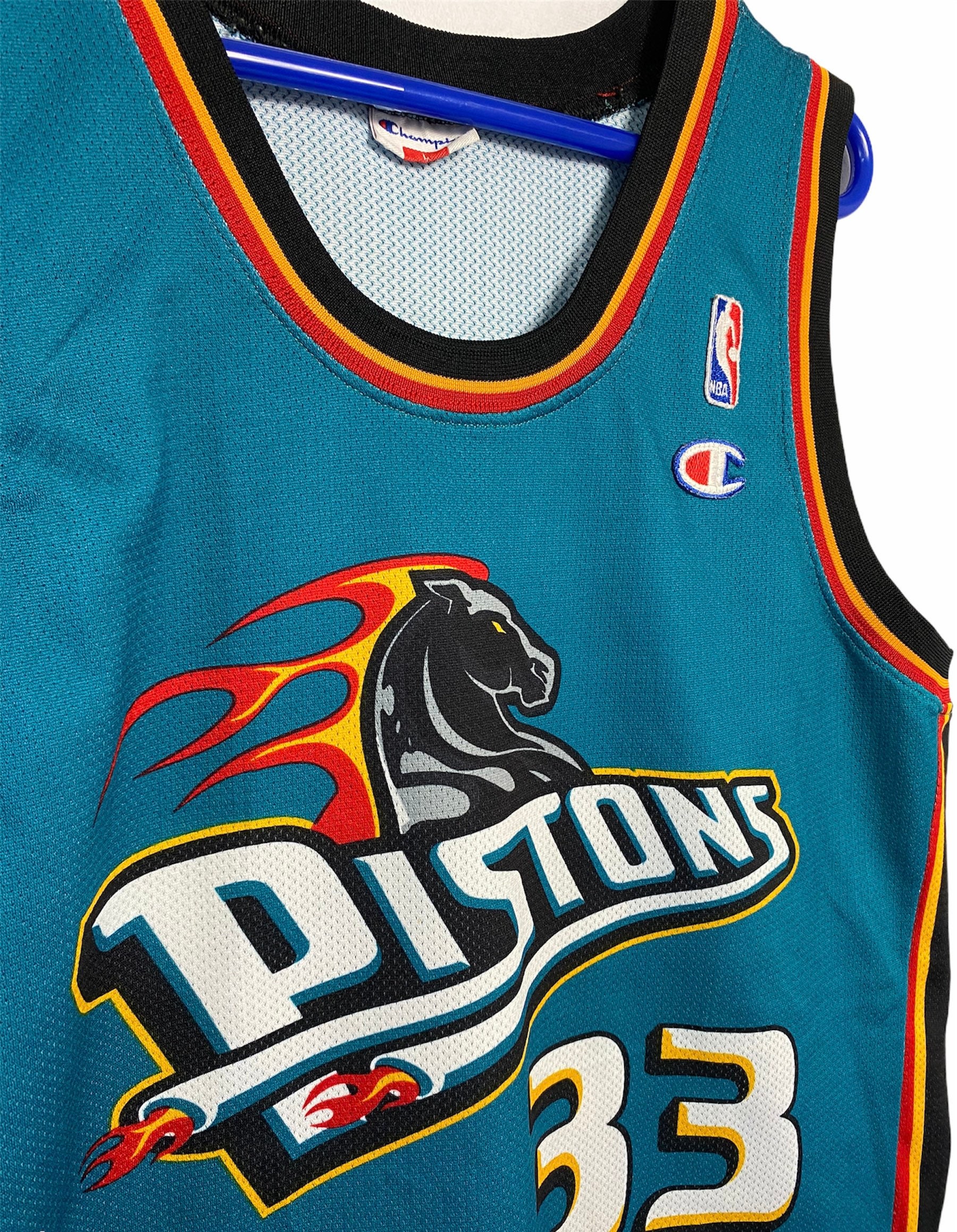 Jersey Champion Detroit Pistons Vintage Etsy