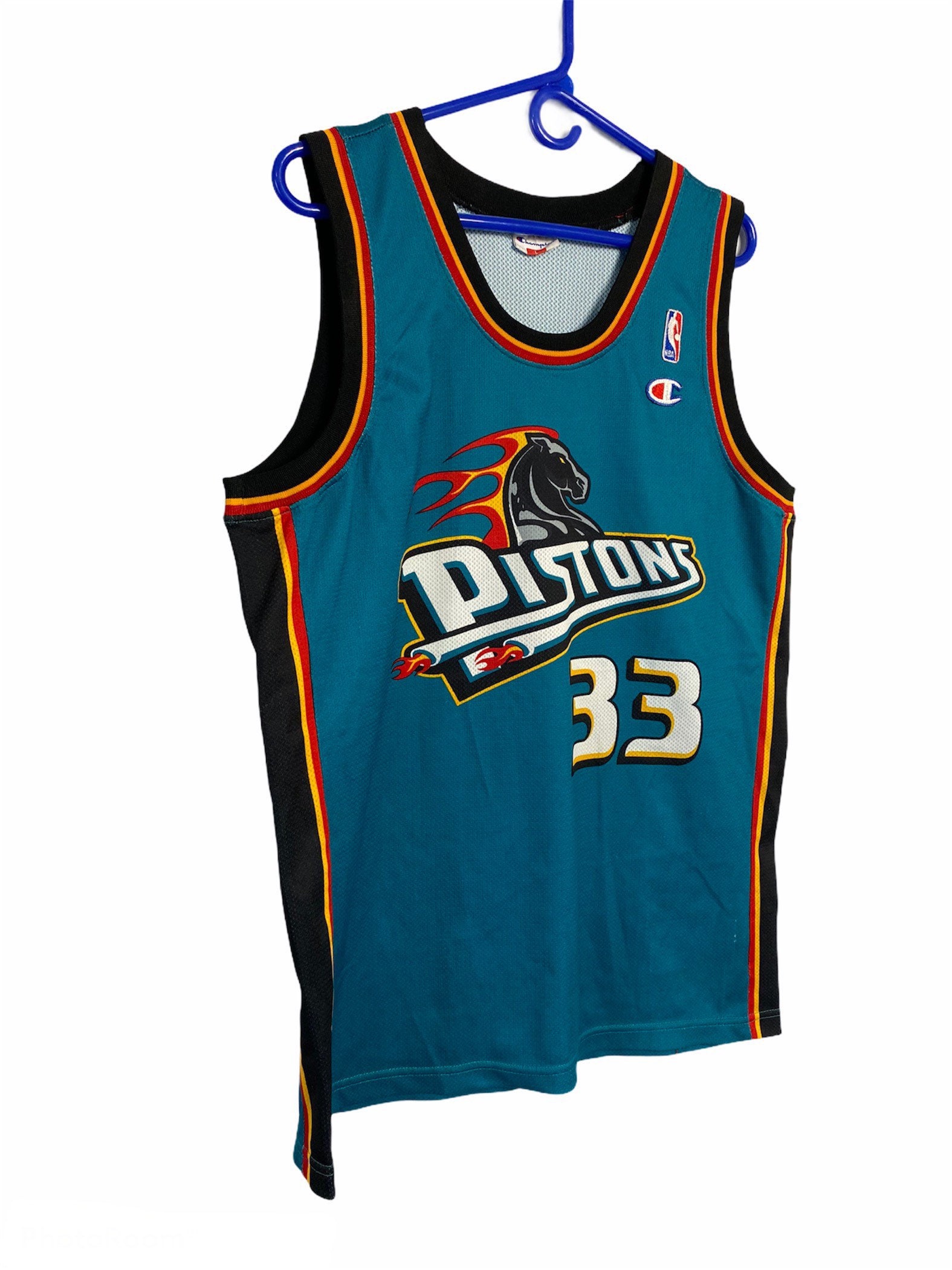 Jersey Champion Detroit Pistons Vintage Etsy